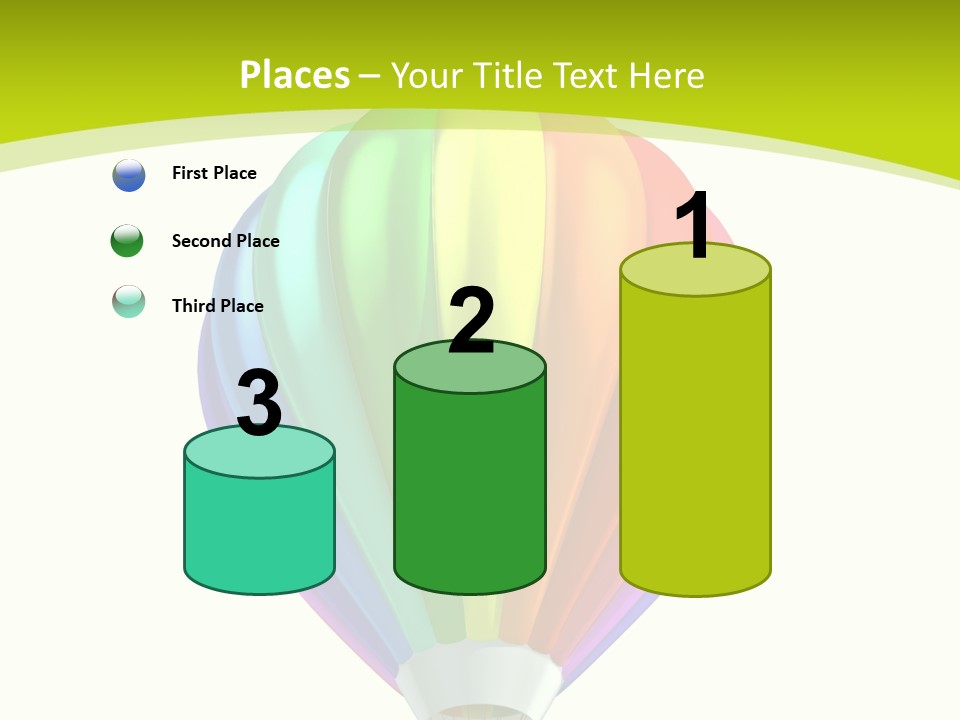 Ride Striped Journey PowerPoint Template