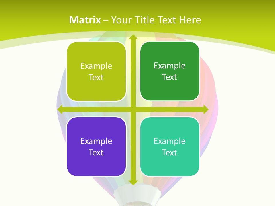 Ride Striped Journey PowerPoint Template