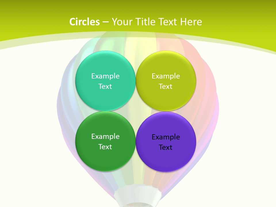 Ride Striped Journey PowerPoint Template