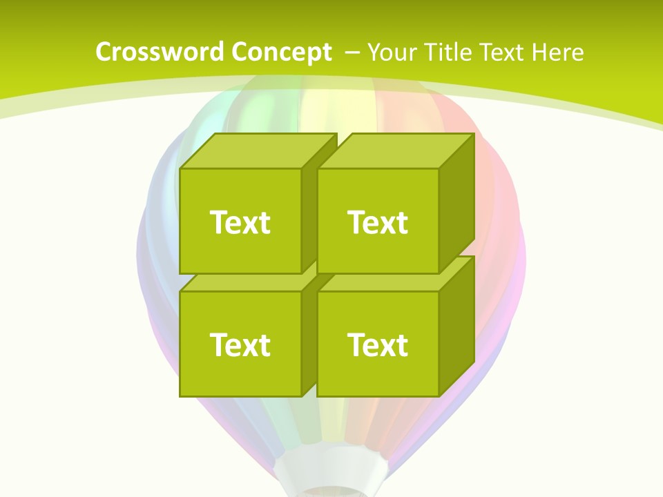 Ride Striped Journey PowerPoint Template