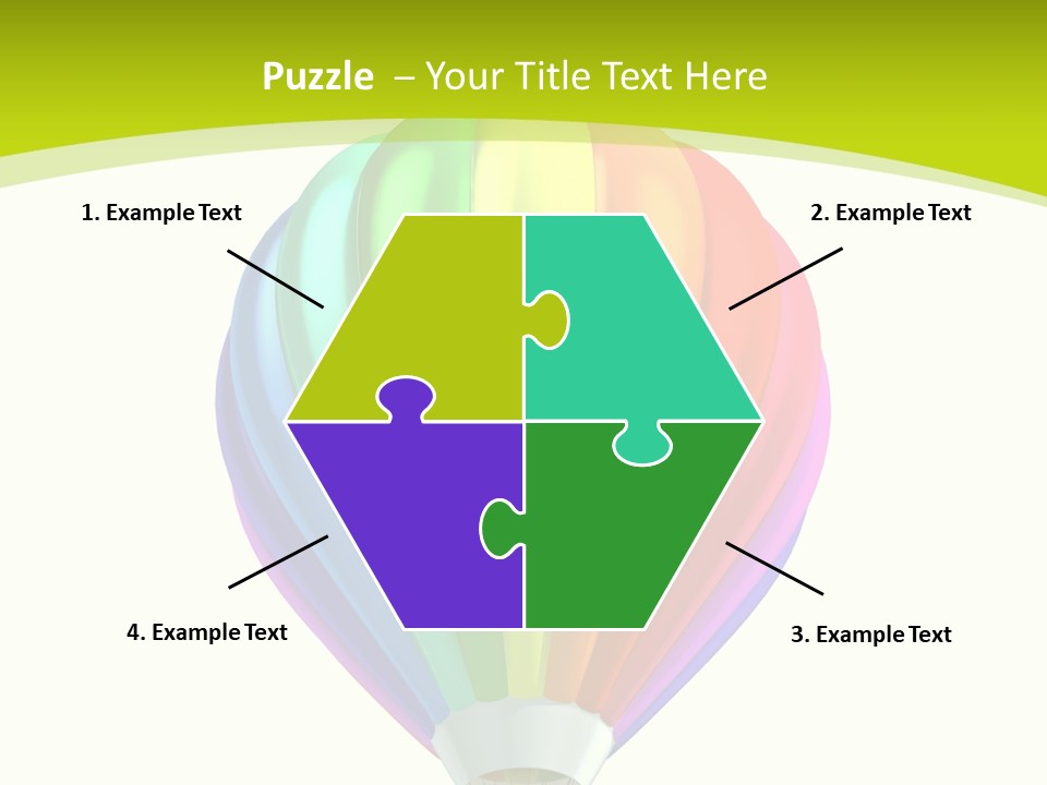 Ride Striped Journey PowerPoint Template