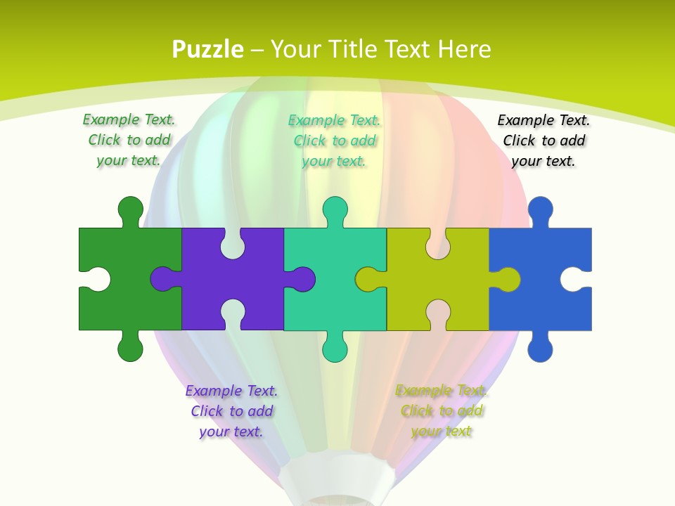 Ride Striped Journey PowerPoint Template