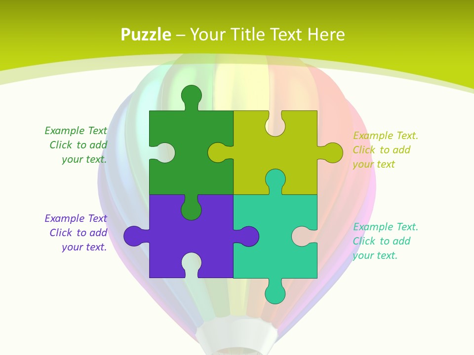 Ride Striped Journey PowerPoint Template