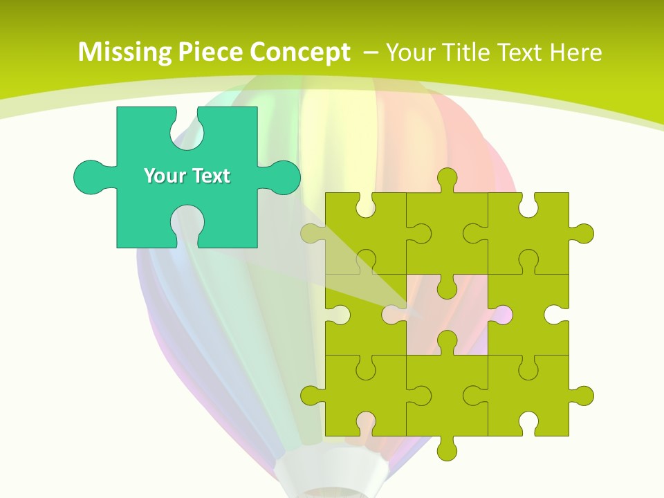 Ride Striped Journey PowerPoint Template