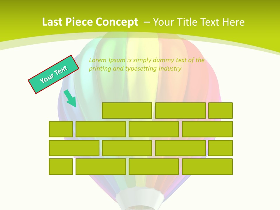 Ride Striped Journey PowerPoint Template