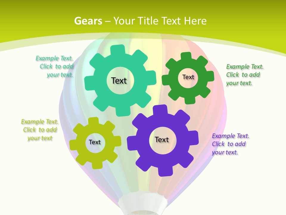 Ride Striped Journey PowerPoint Template