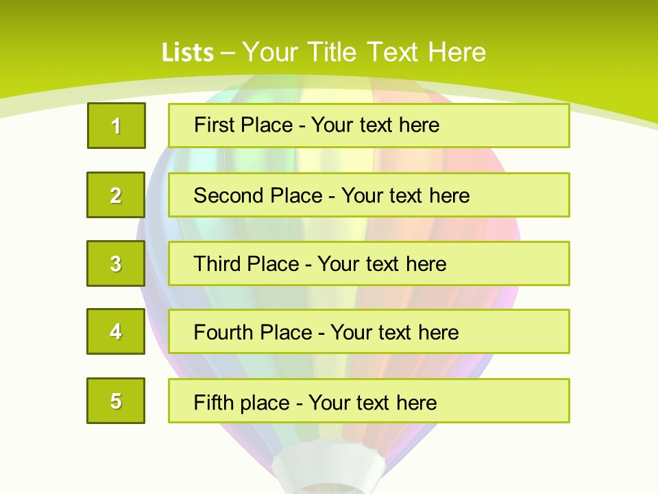 Ride Striped Journey PowerPoint Template