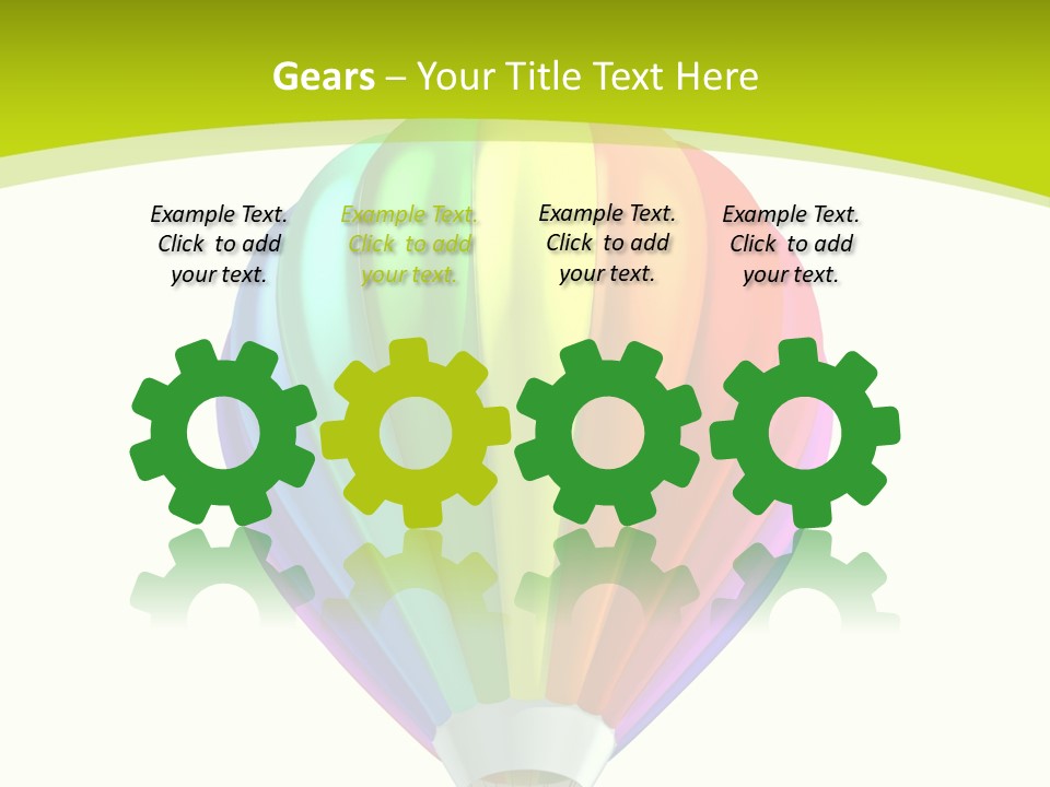 Ride Striped Journey PowerPoint Template