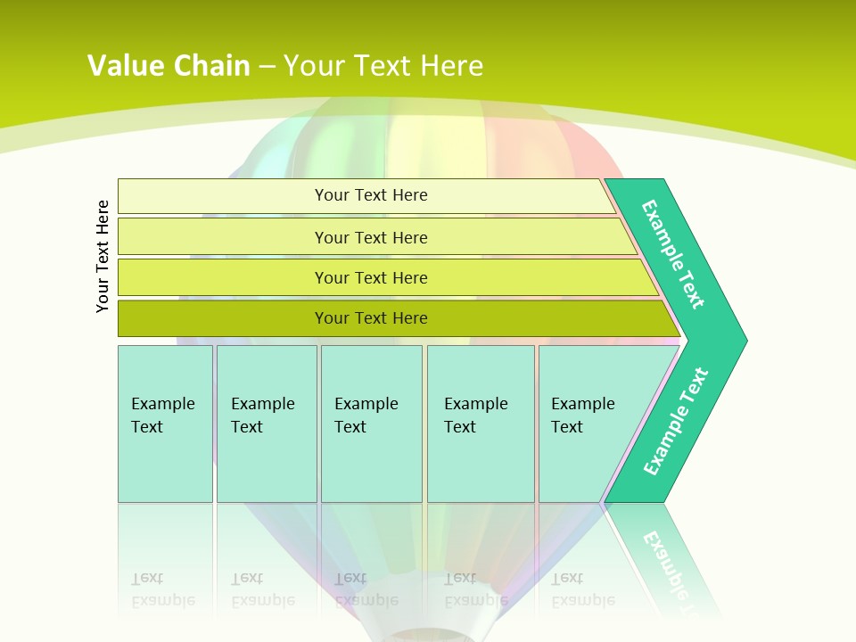 Ride Striped Journey PowerPoint Template