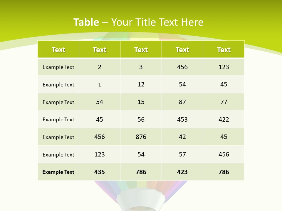 Ride Striped Journey PowerPoint Template