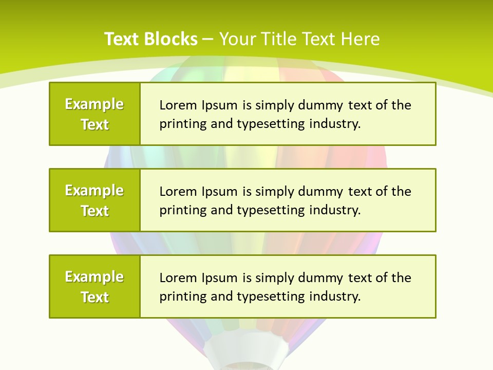 Ride Striped Journey PowerPoint Template