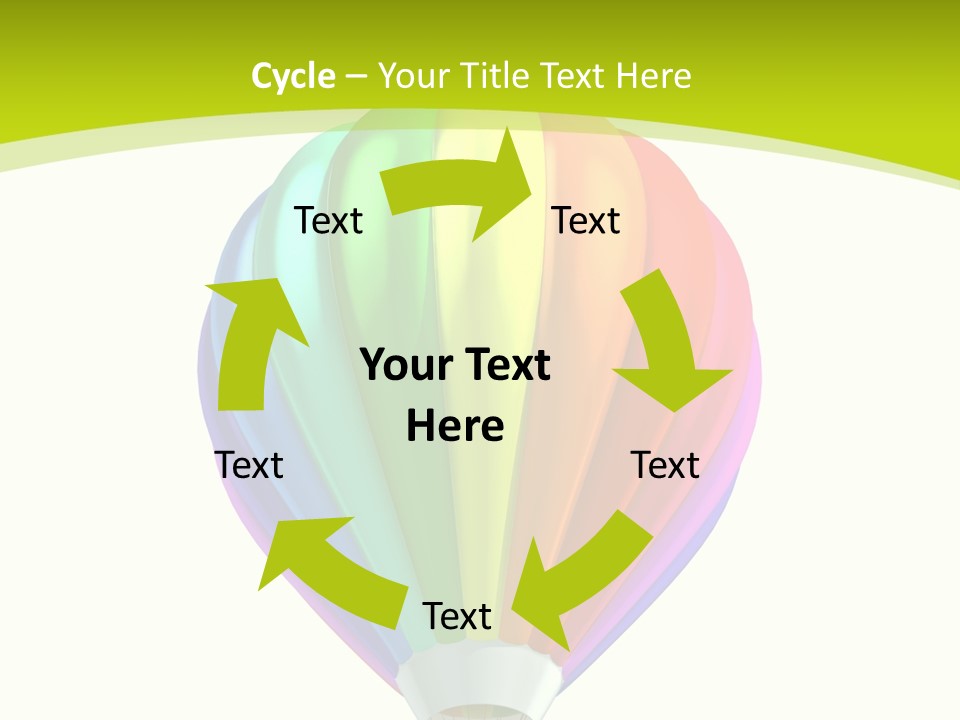 Ride Striped Journey PowerPoint Template