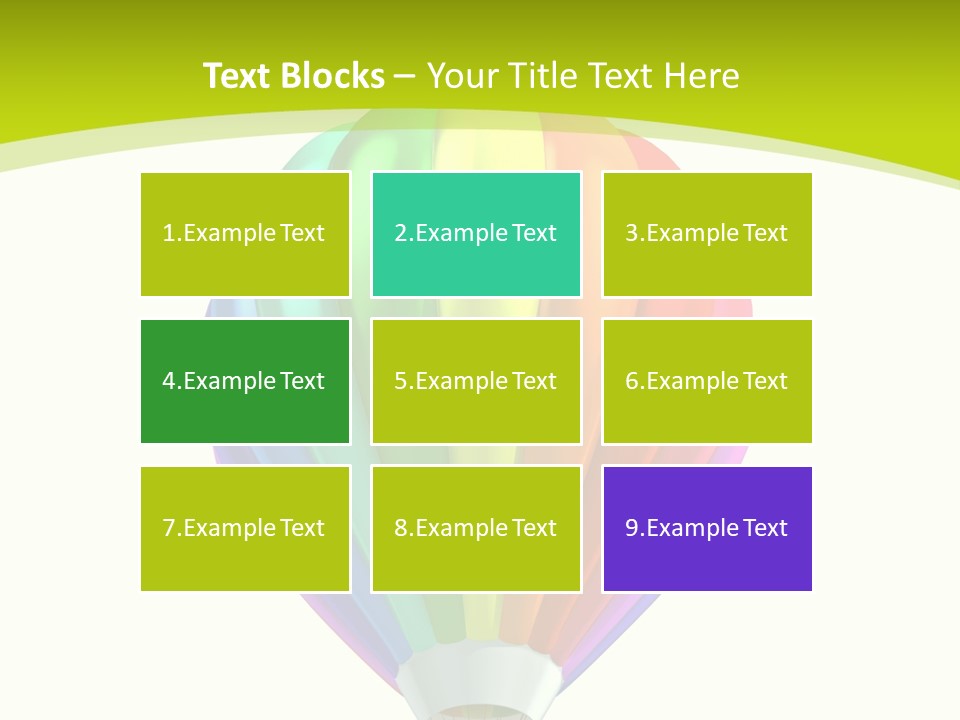 Ride Striped Journey PowerPoint Template