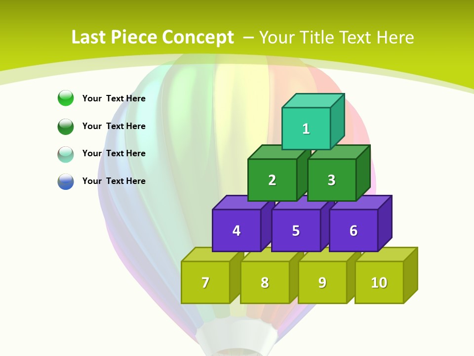 Ride Striped Journey PowerPoint Template