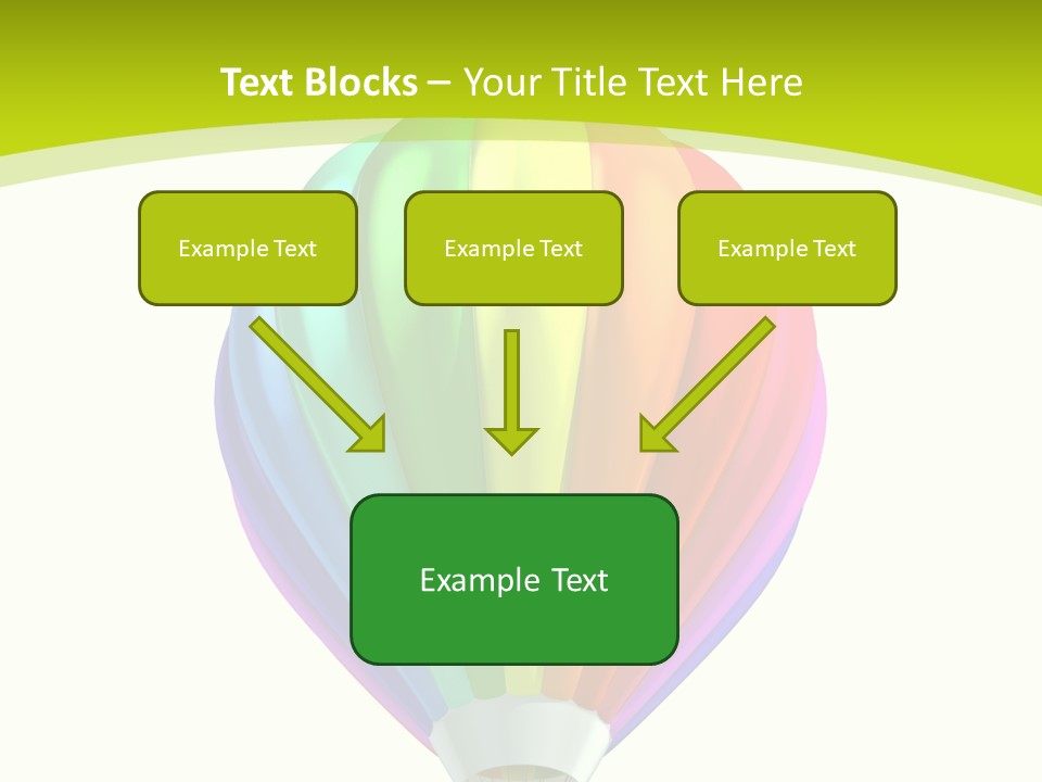 Ride Striped Journey PowerPoint Template