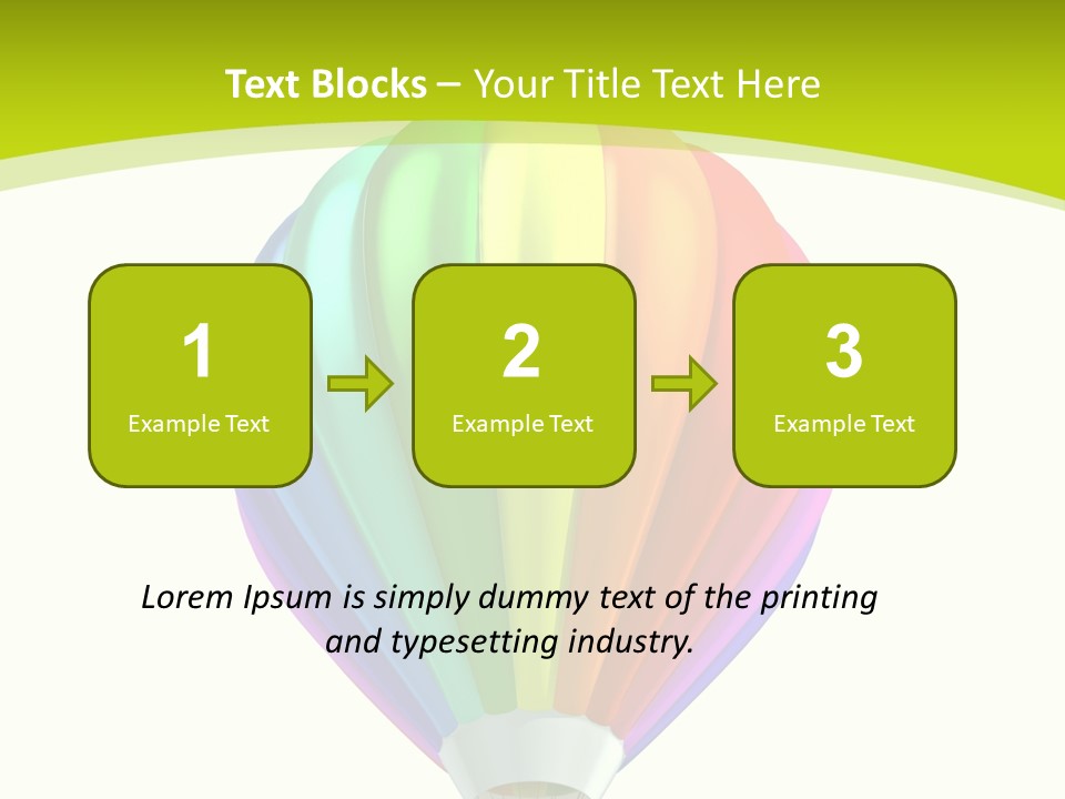 Ride Striped Journey PowerPoint Template