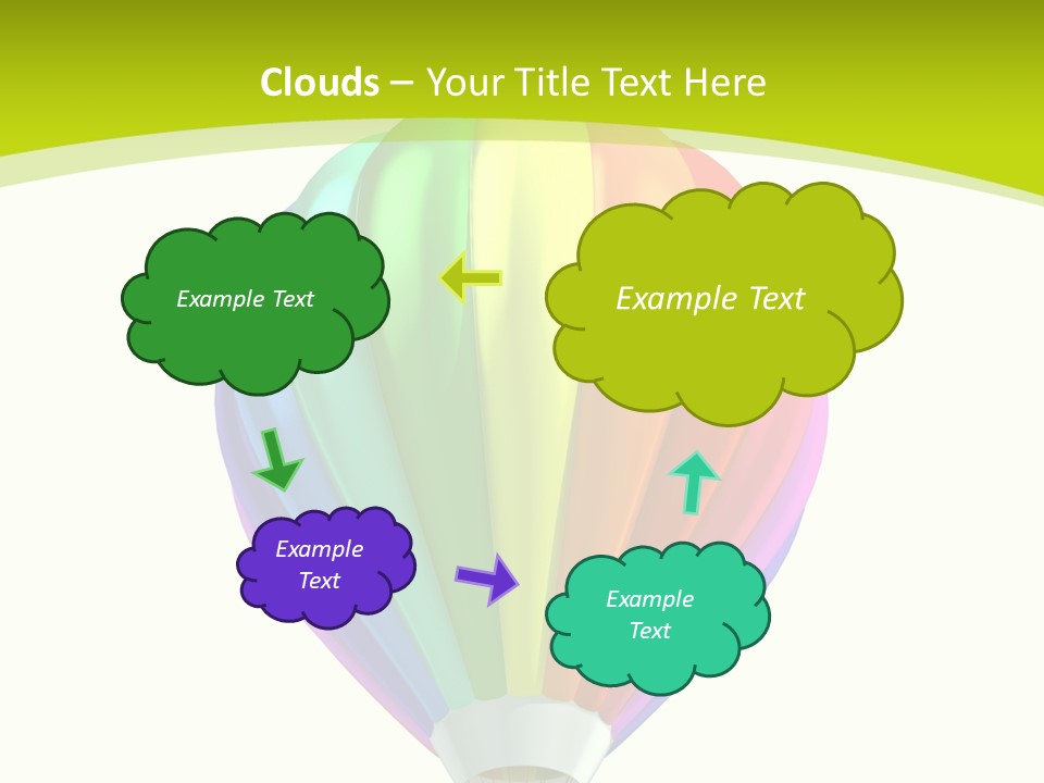 Ride Striped Journey PowerPoint Template