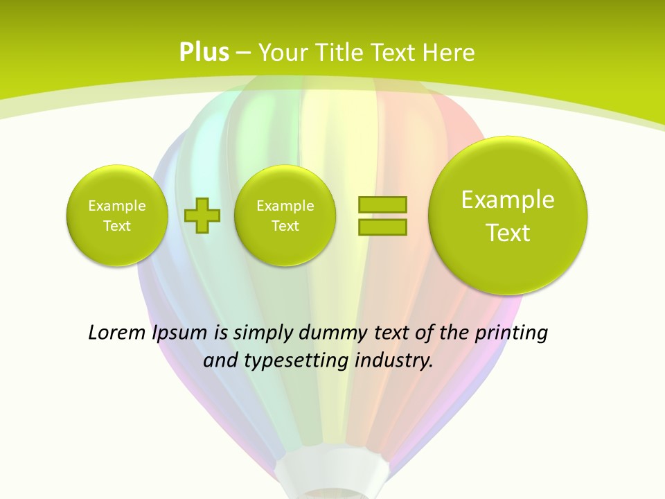 Ride Striped Journey PowerPoint Template