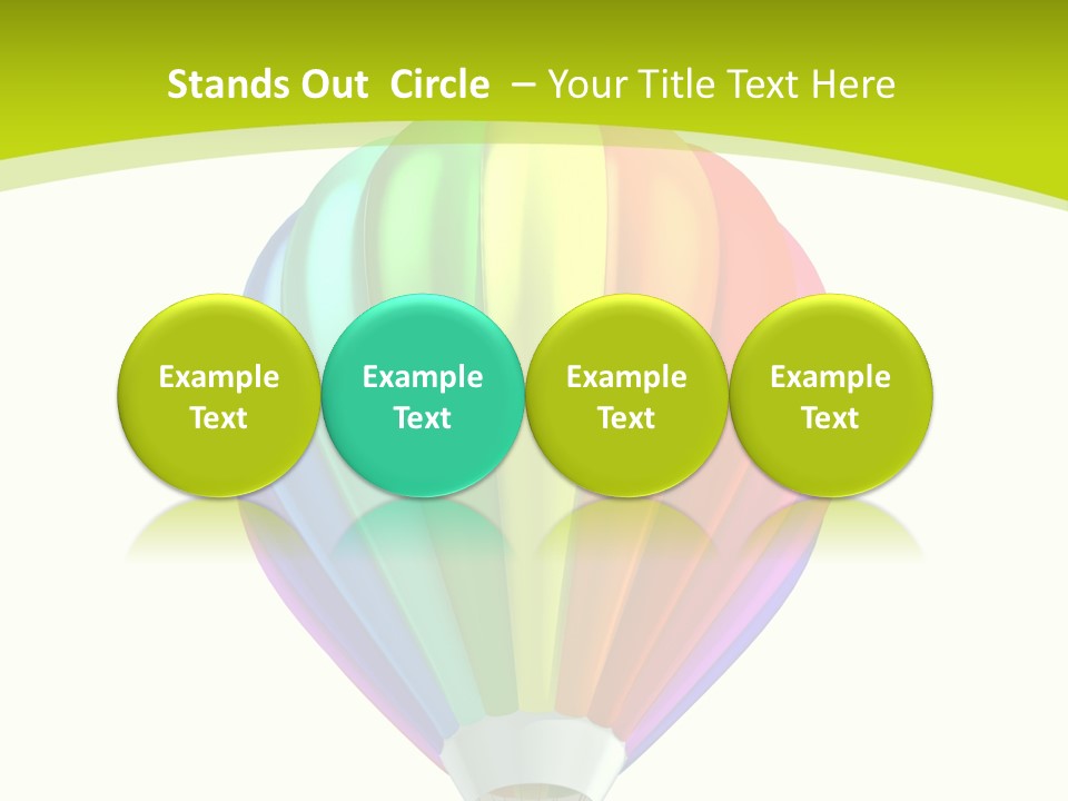 Ride Striped Journey PowerPoint Template