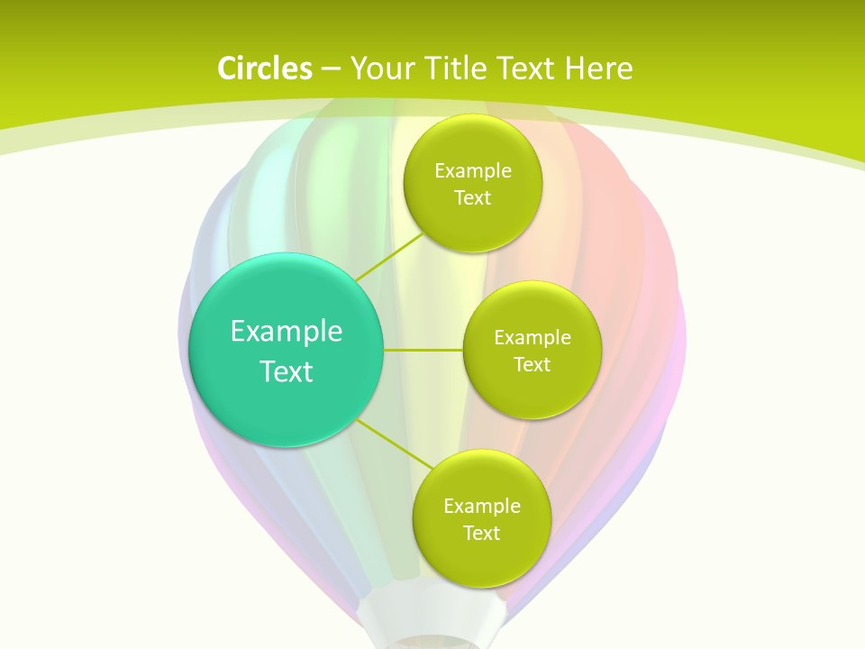 Ride Striped Journey PowerPoint Template