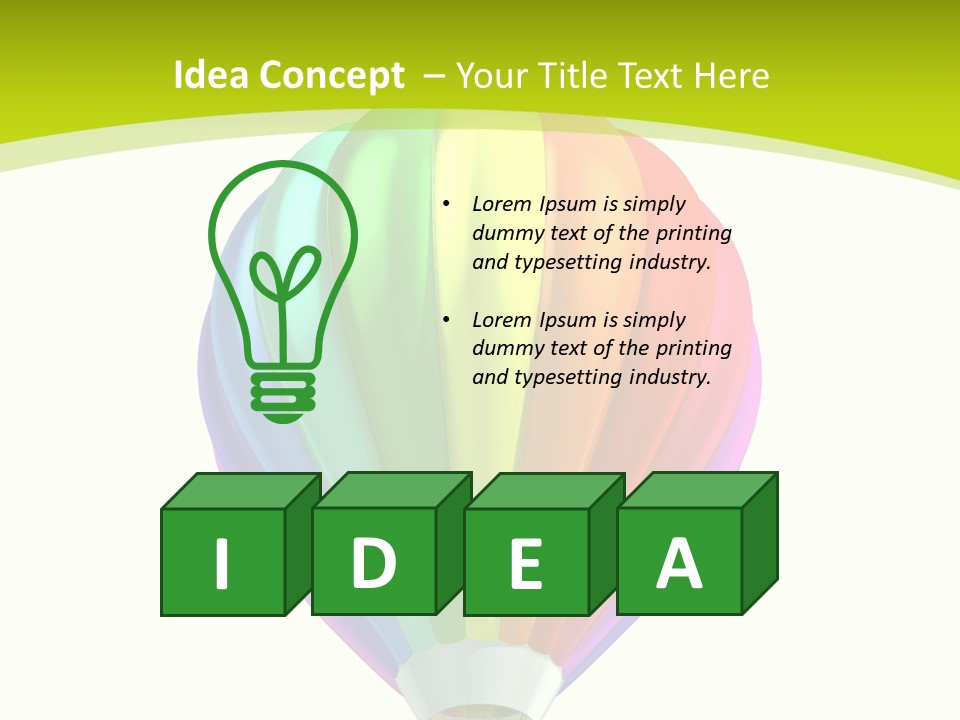 Ride Striped Journey PowerPoint Template