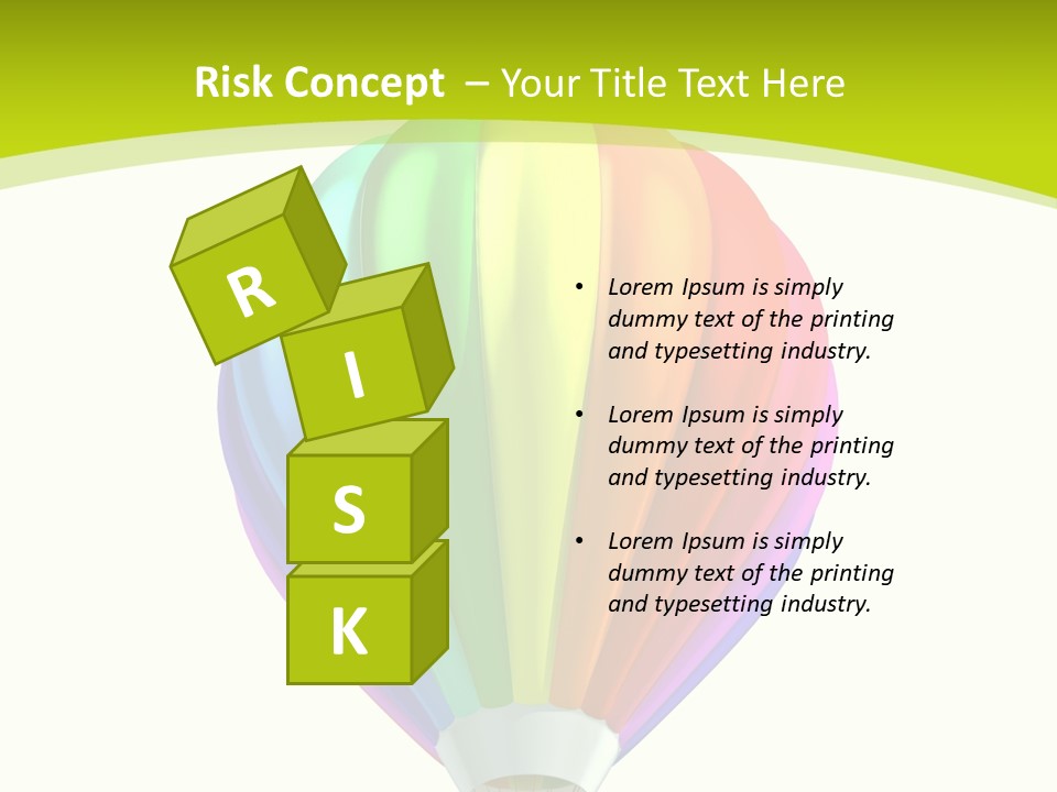 Ride Striped Journey PowerPoint Template