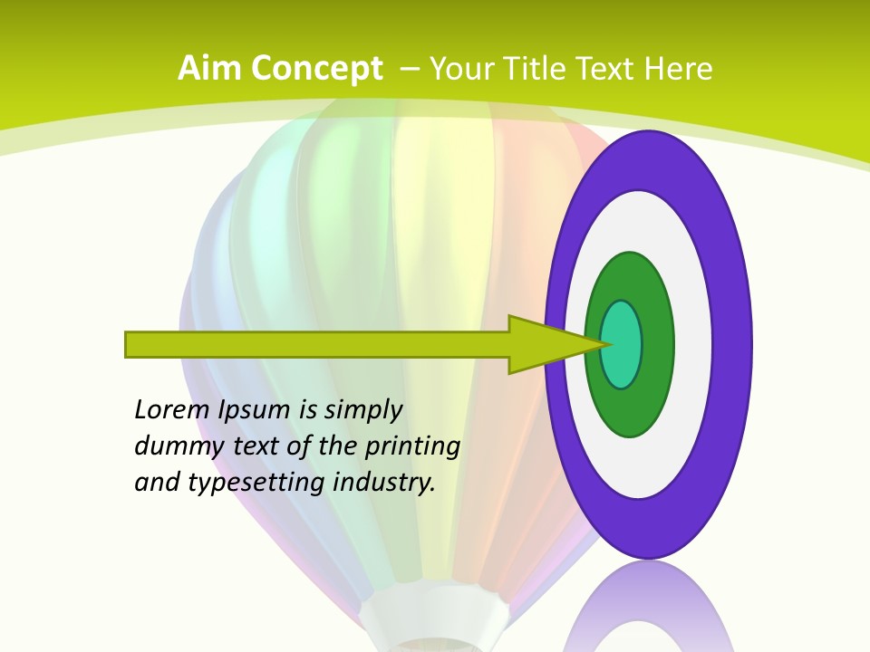 Ride Striped Journey PowerPoint Template