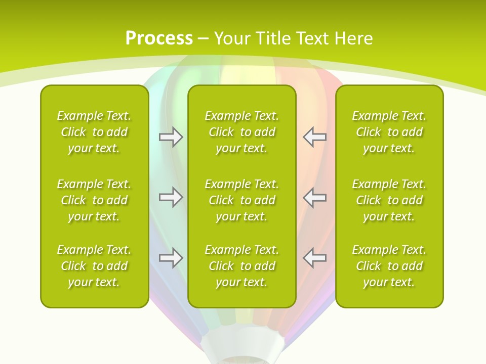 Ride Striped Journey PowerPoint Template