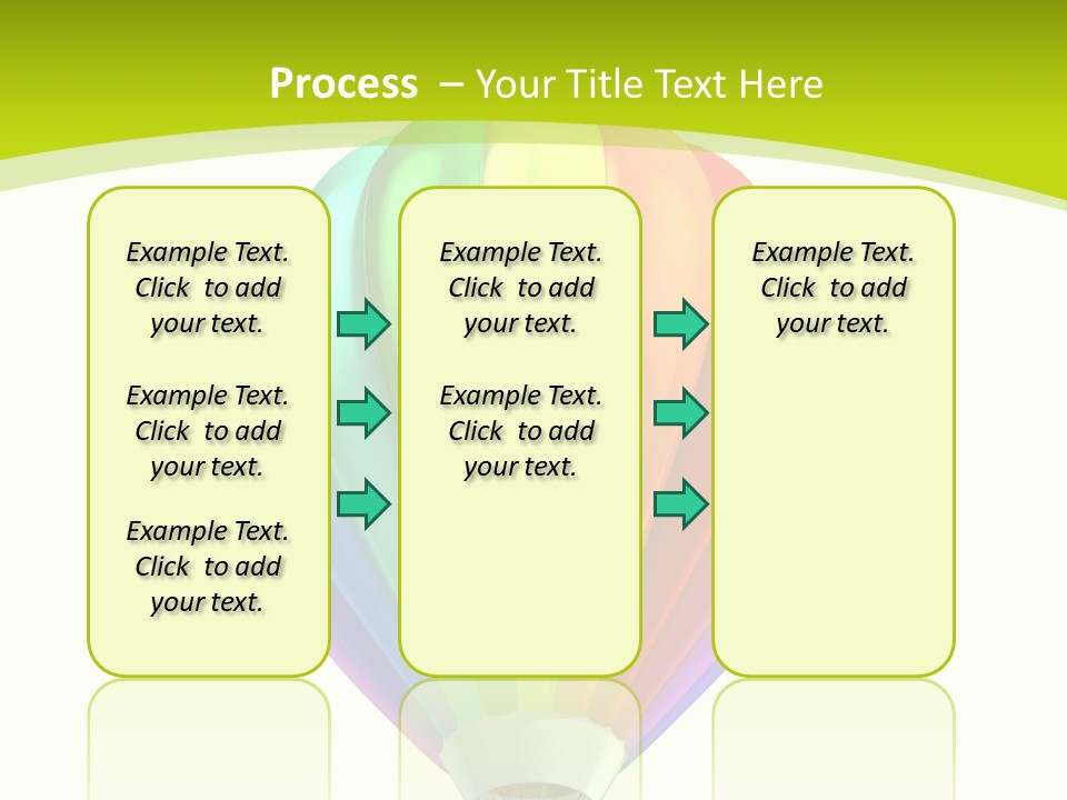 Ride Striped Journey PowerPoint Template