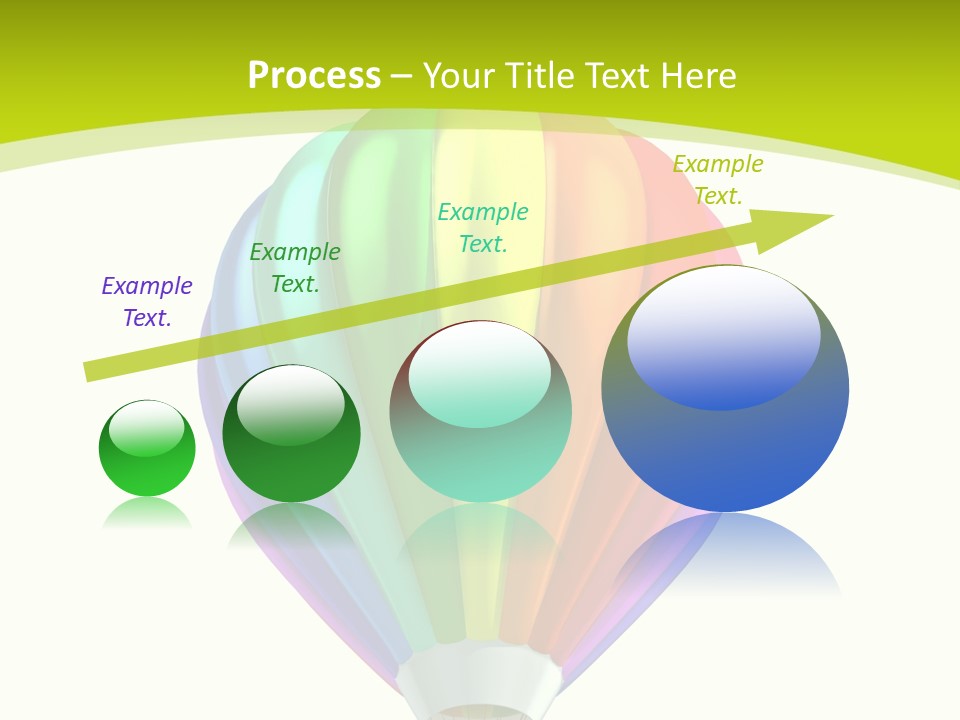 Ride Striped Journey PowerPoint Template