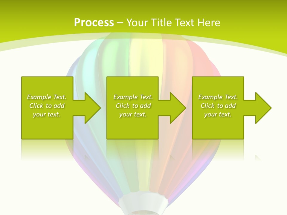 Ride Striped Journey PowerPoint Template