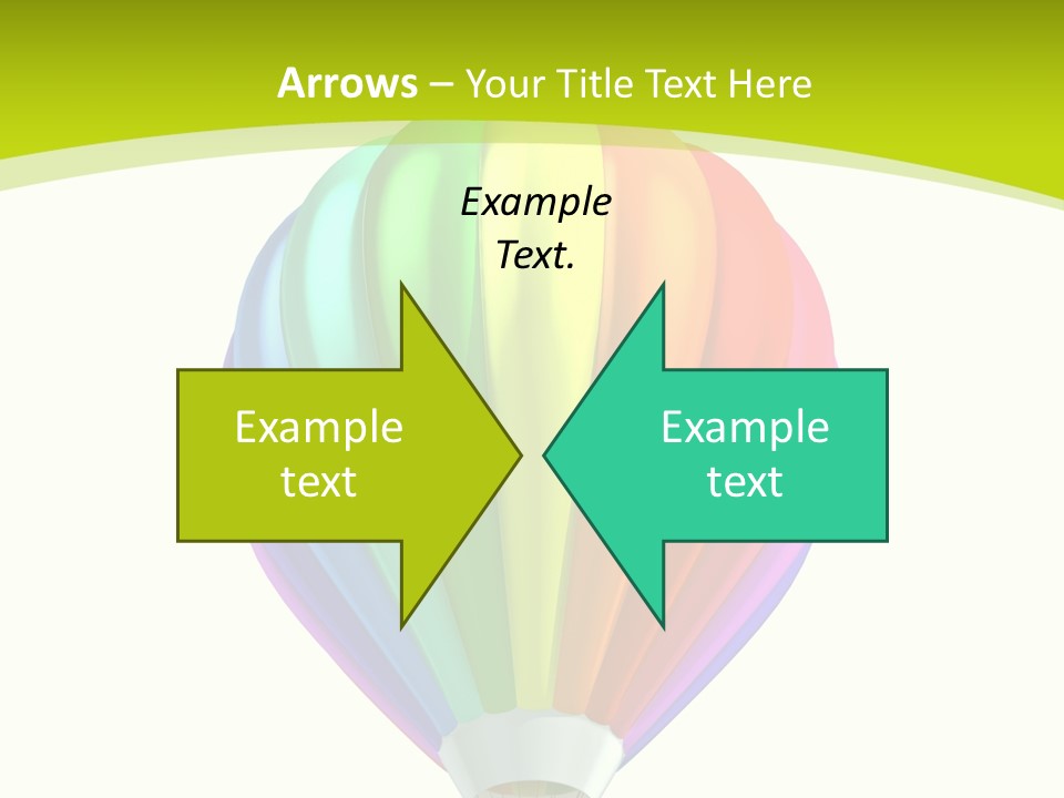 Ride Striped Journey PowerPoint Template