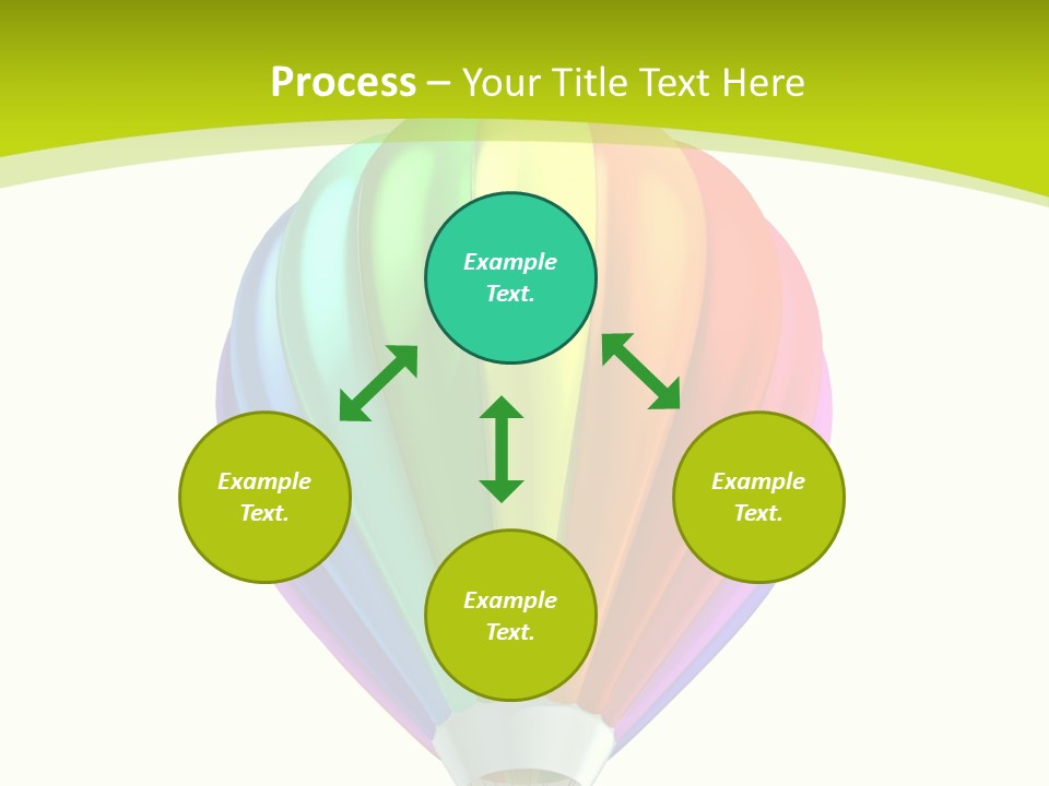Ride Striped Journey PowerPoint Template