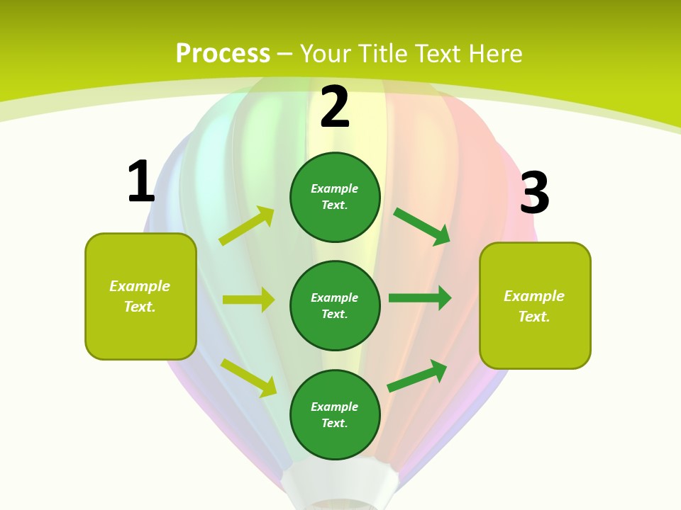 Ride Striped Journey PowerPoint Template
