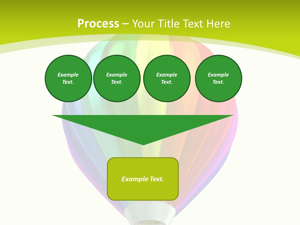 Ride Striped Journey PowerPoint Template