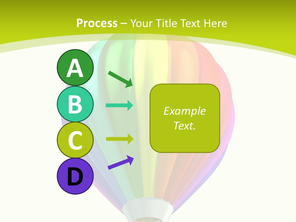 Ride Striped Journey PowerPoint Template