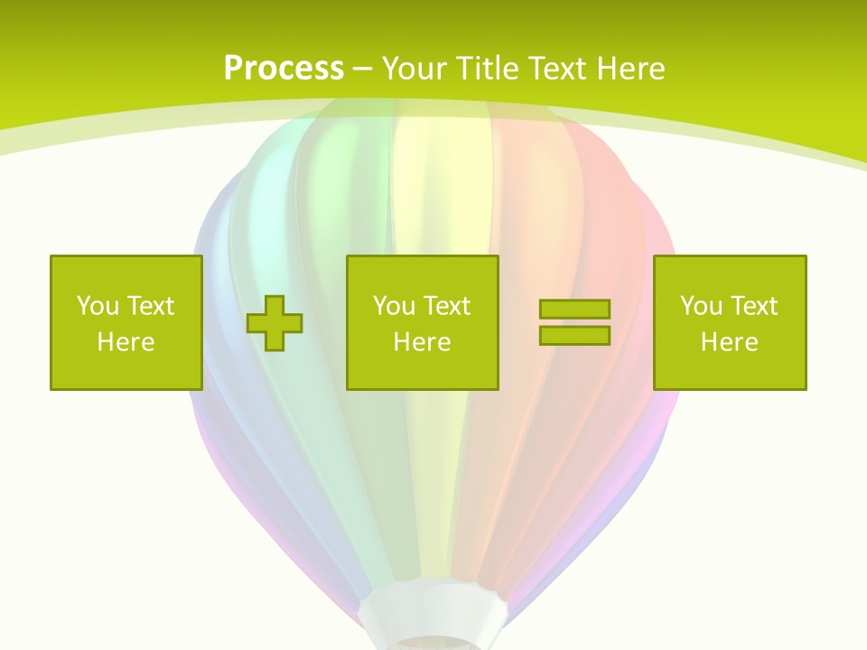 Ride Striped Journey PowerPoint Template