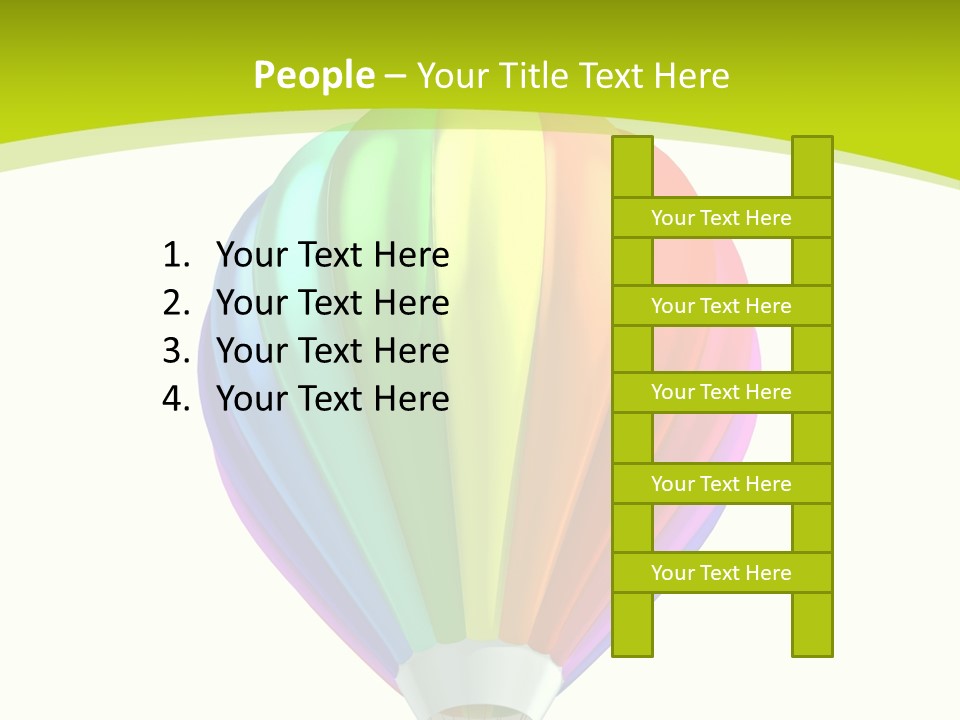 Ride Striped Journey PowerPoint Template