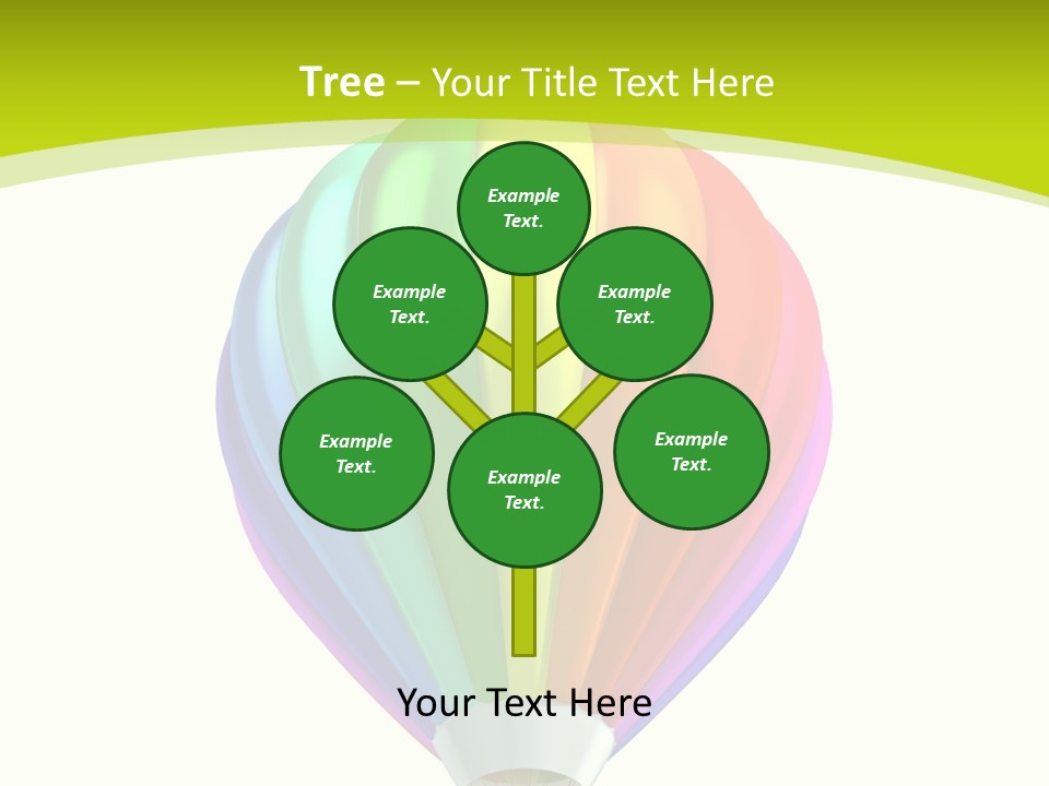 Ride Striped Journey PowerPoint Template