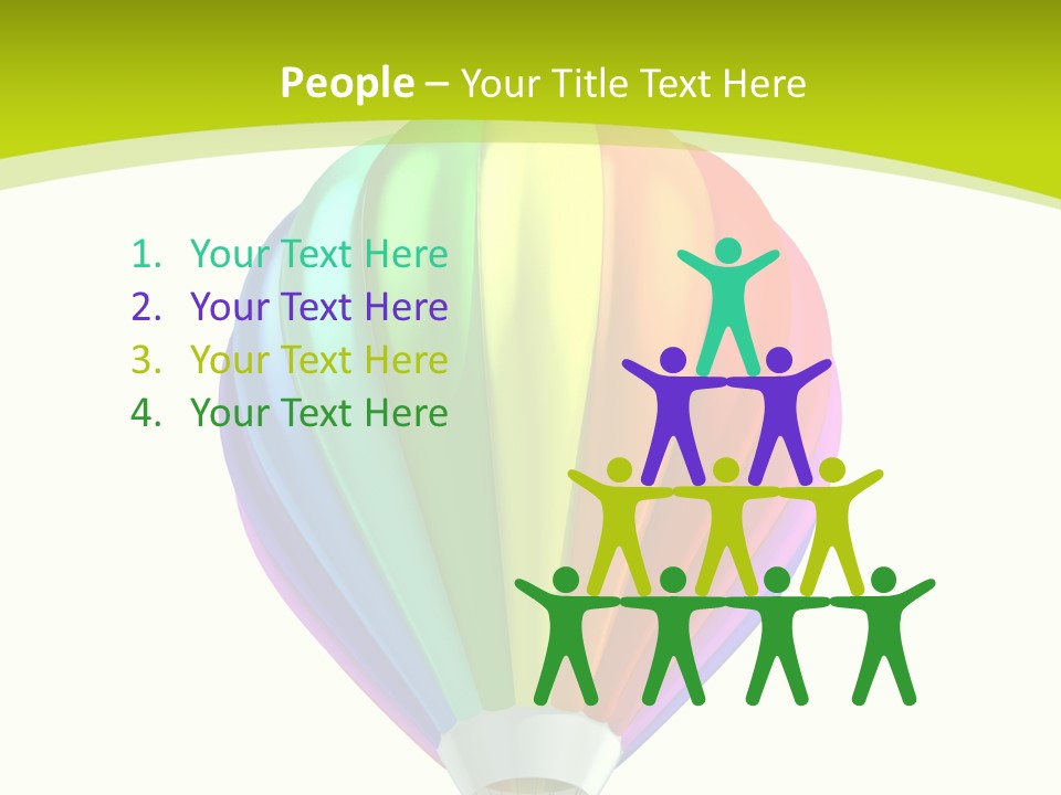 Ride Striped Journey PowerPoint Template