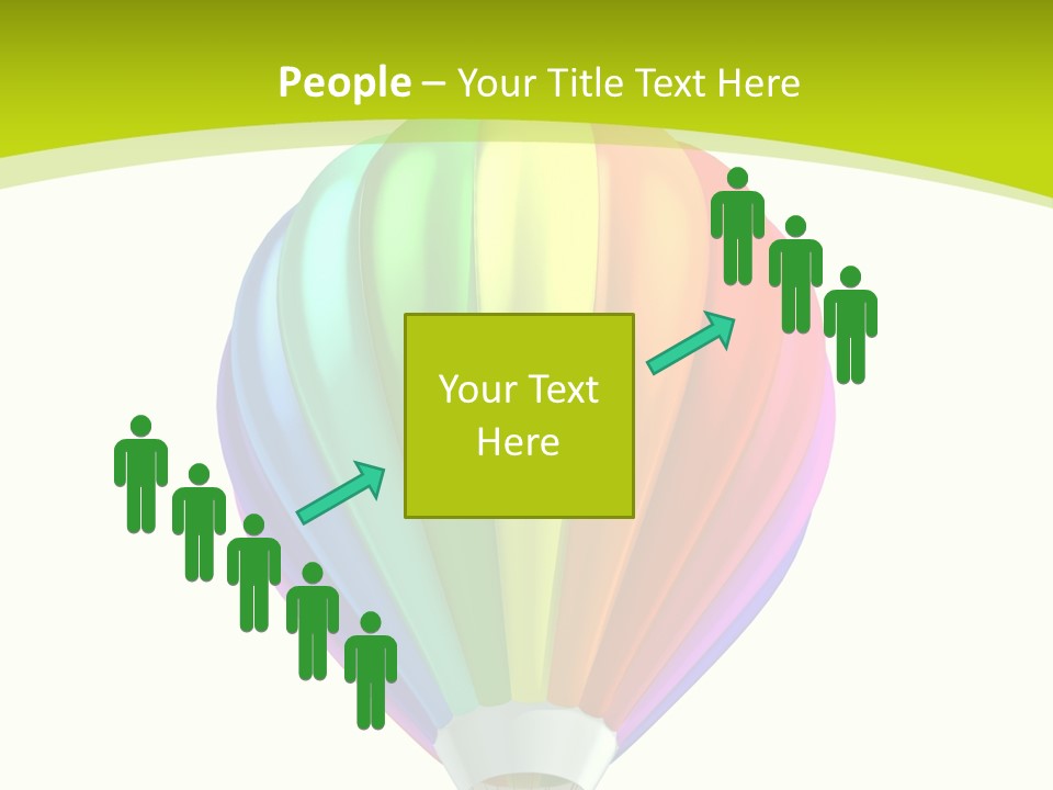 Ride Striped Journey PowerPoint Template