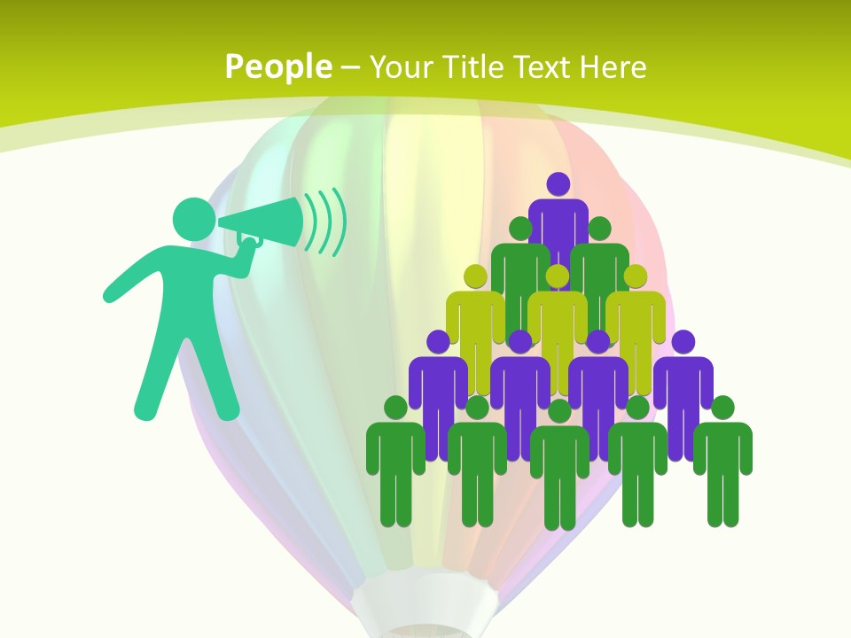 Ride Striped Journey PowerPoint Template