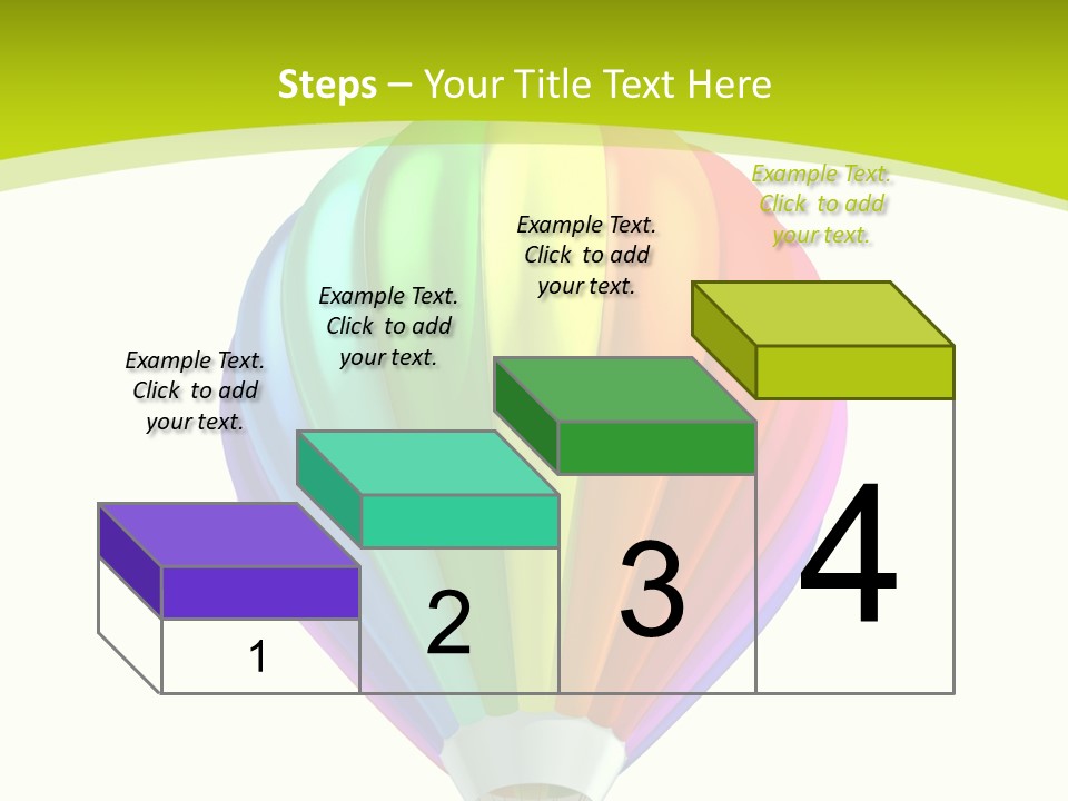 Ride Striped Journey PowerPoint Template