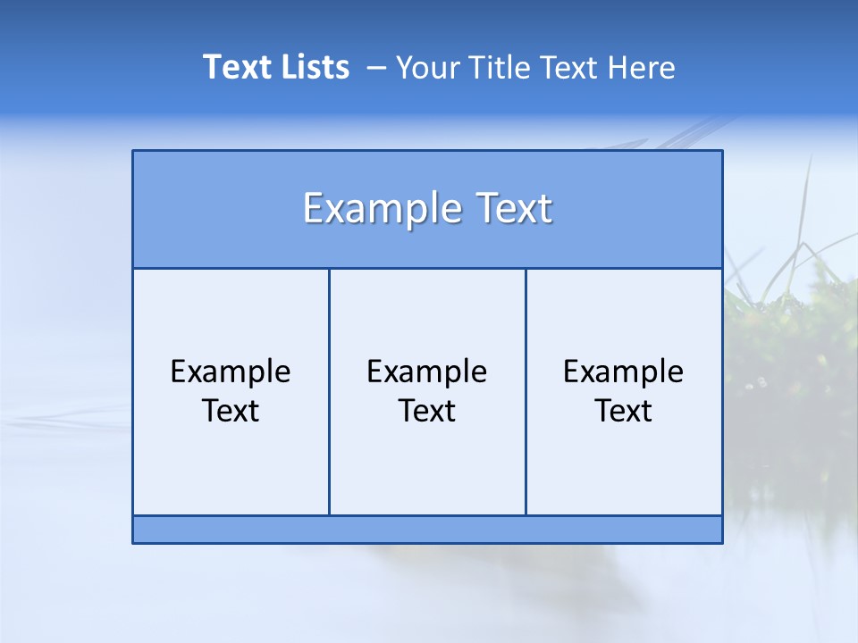 Thirsty Water Parus Major PowerPoint Template