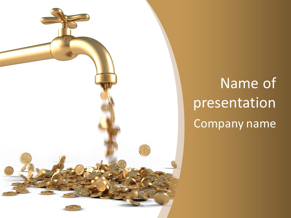 Heap Coins Investment PowerPoint Template