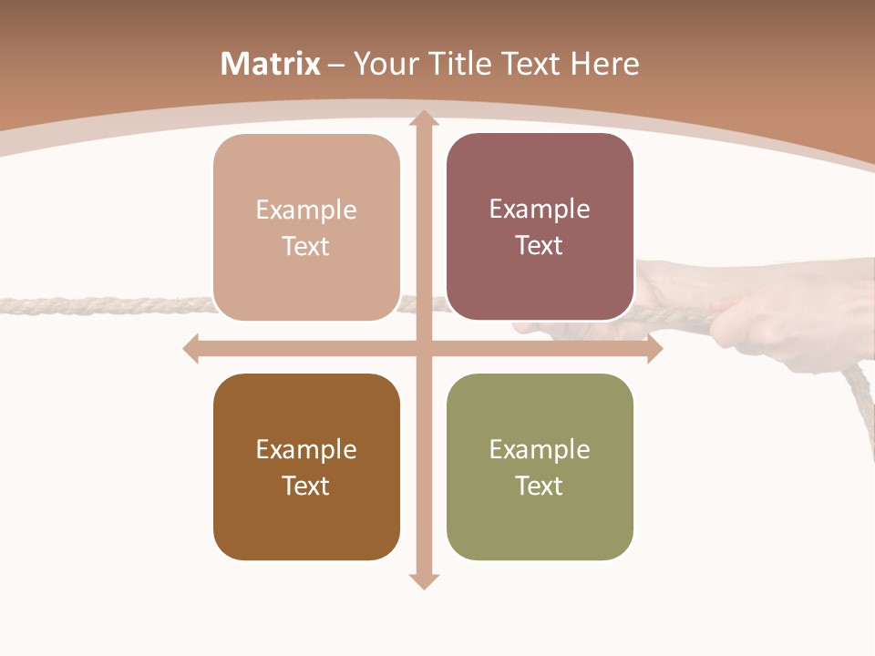 Straight Sport Persistence PowerPoint Template