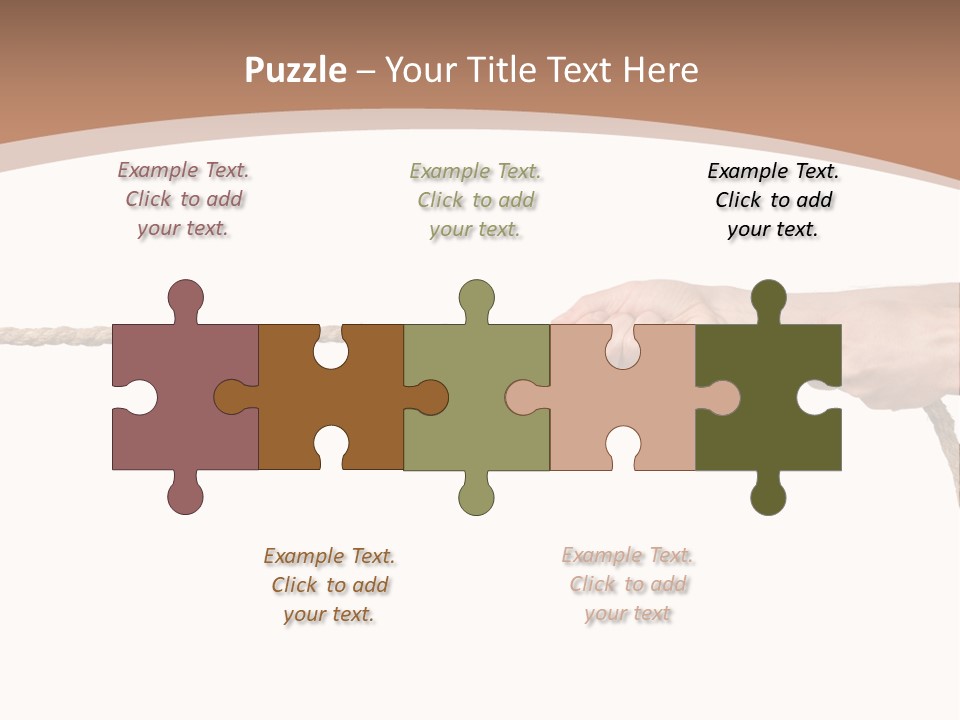 Straight Sport Persistence PowerPoint Template