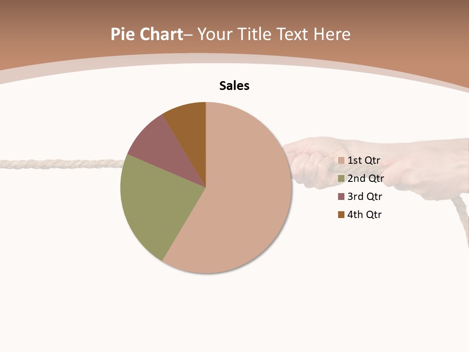 Straight Sport Persistence PowerPoint Template