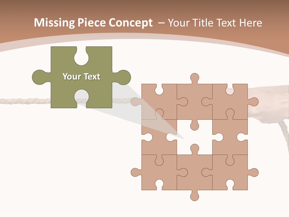 Straight Sport Persistence PowerPoint Template