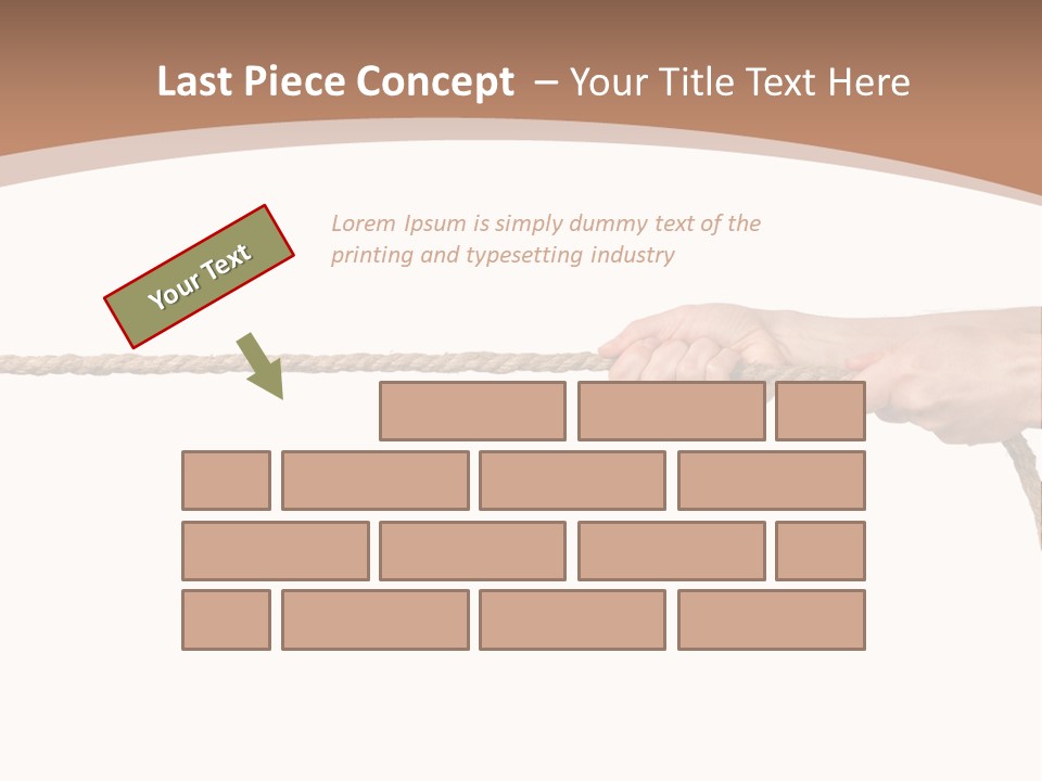 Straight Sport Persistence PowerPoint Template